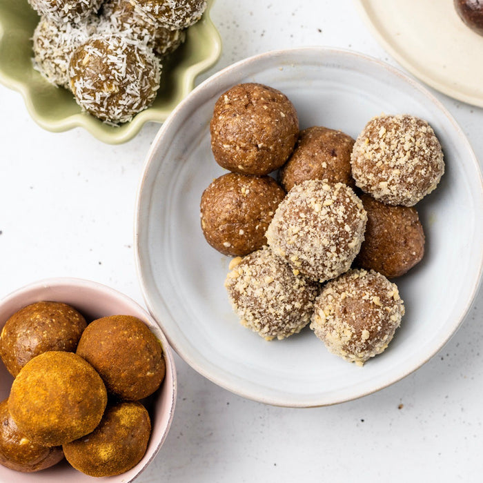 Vegan Carrot Cake Protein Bliss Balls